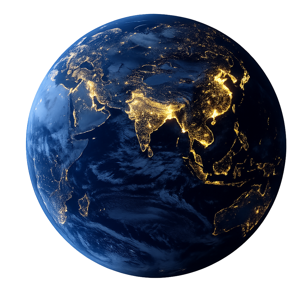 Tunari VPN global network with servers around the world